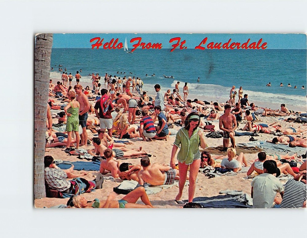 Postcard Vacation in Fort Lauderdale Beach Florida USA