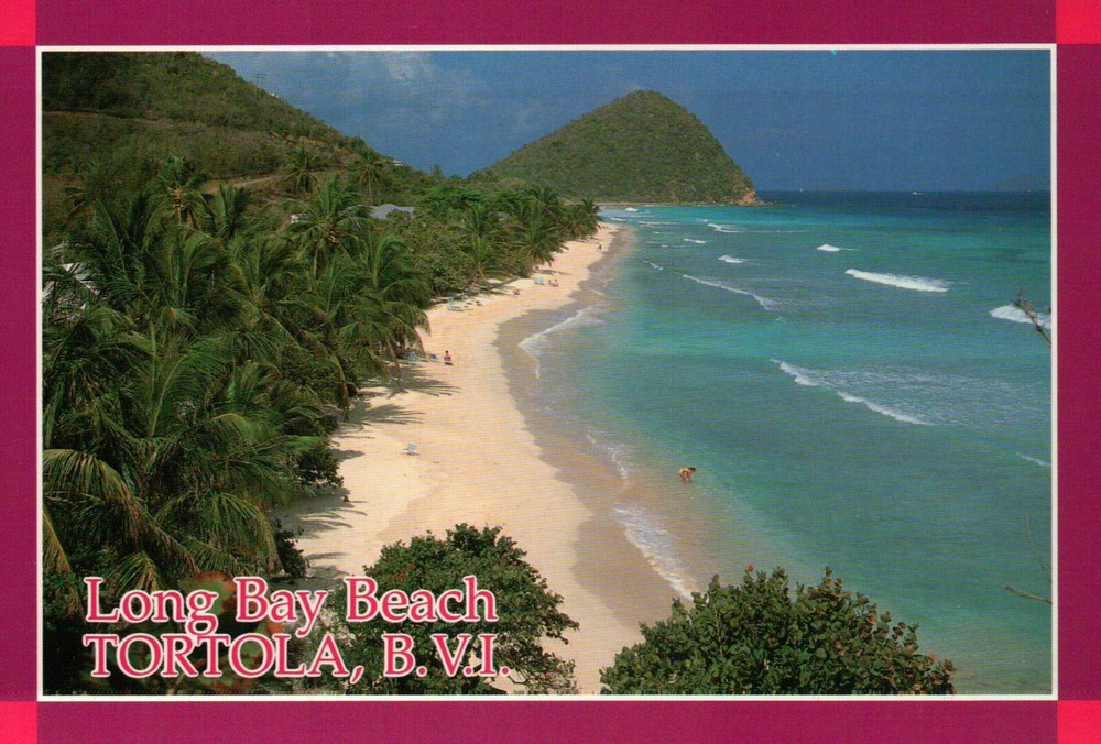 Long Bay Beach Tortola British Virgin Islands Caribbean Great Britain - Postcard