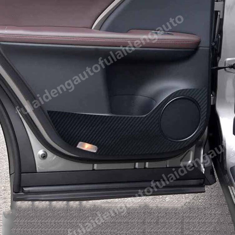 For Lexus RX350 450H 2016-2022 Carbon fiber Door Anti Kick Pad Protective Cover