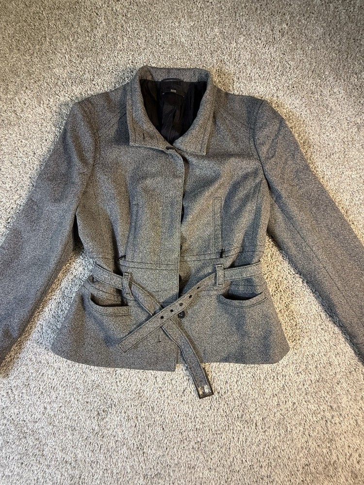 Hugo Boss Women’s Jacket Black Size 14 Belted