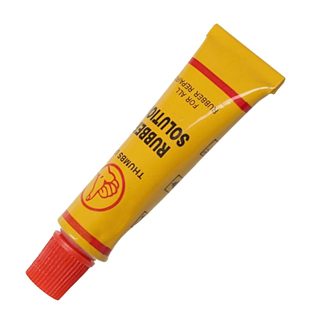 Bike Tire Inner Tube Puncture Repair Glue with 5 Rubber Patches