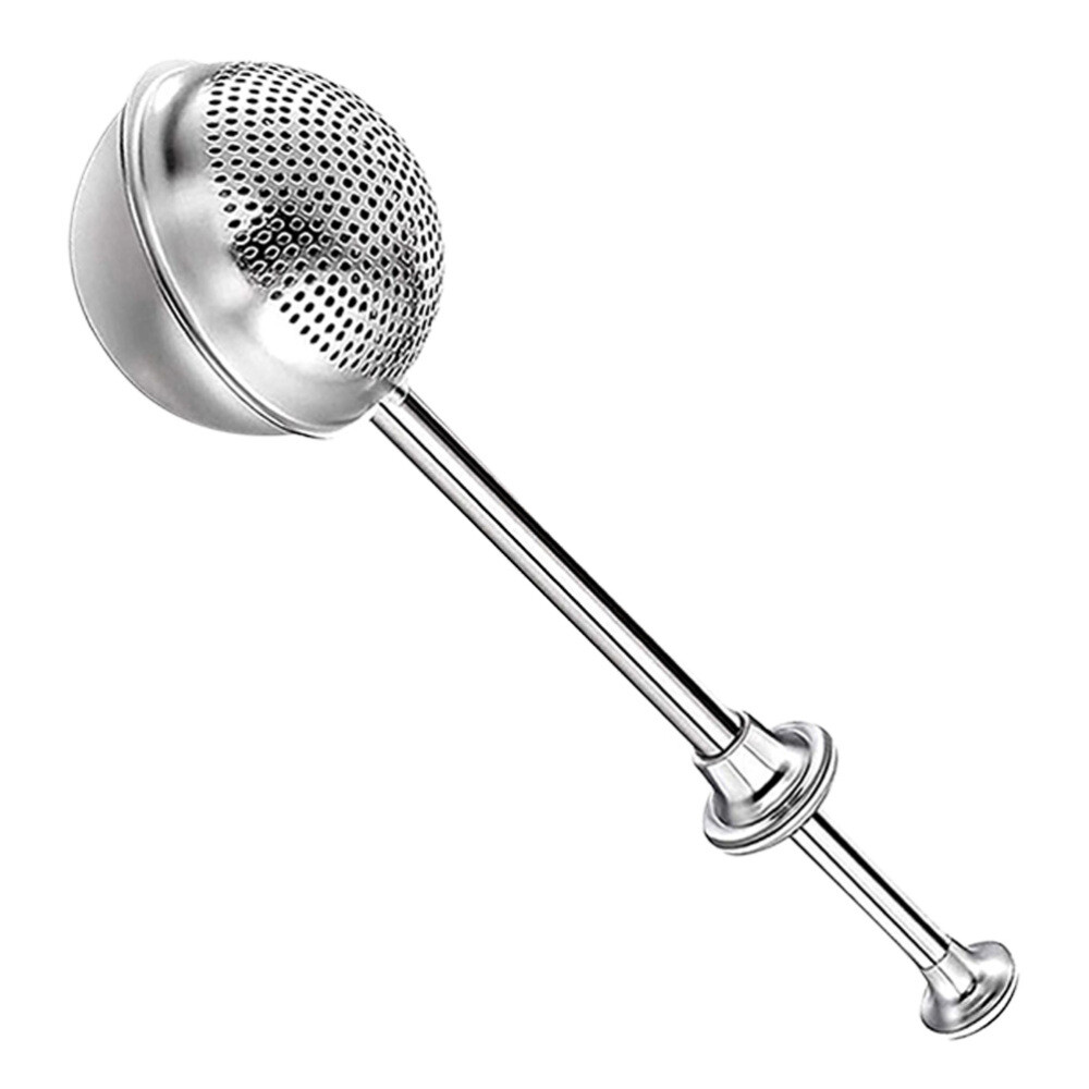 1PC Kitchen Sifting Tool Spice Strainer Flour Sieve Flour Strainer (Silver)