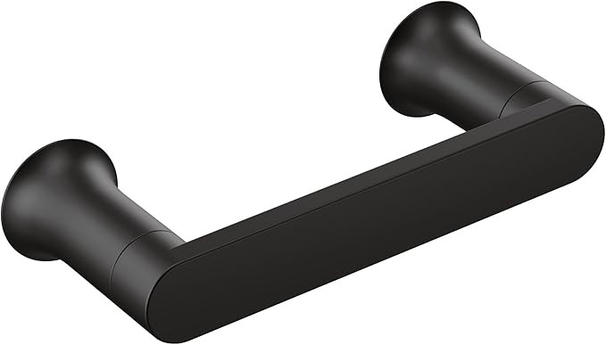 MOEN Genta Pivoting Toilet Paper Holder in Matte Black BH3808BL