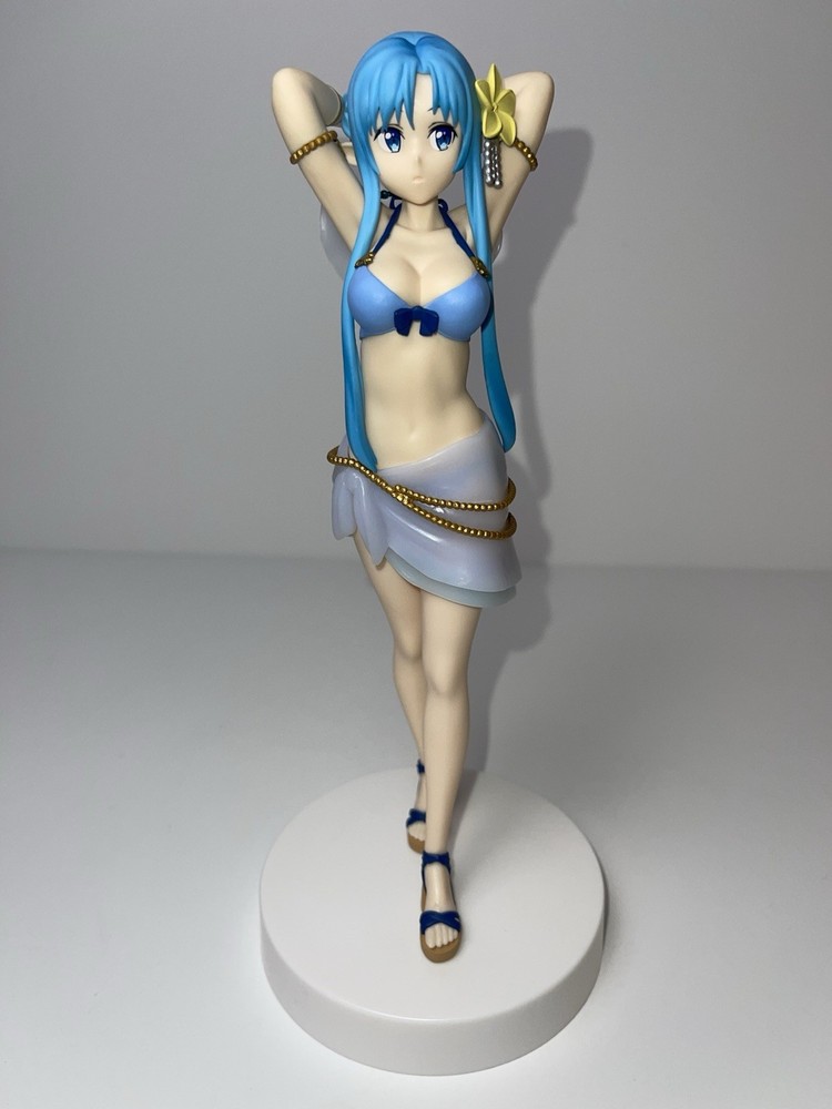 Sword Art Online Asuna Figure Espresto Jewelry Materials Bikini SAO Banpresto