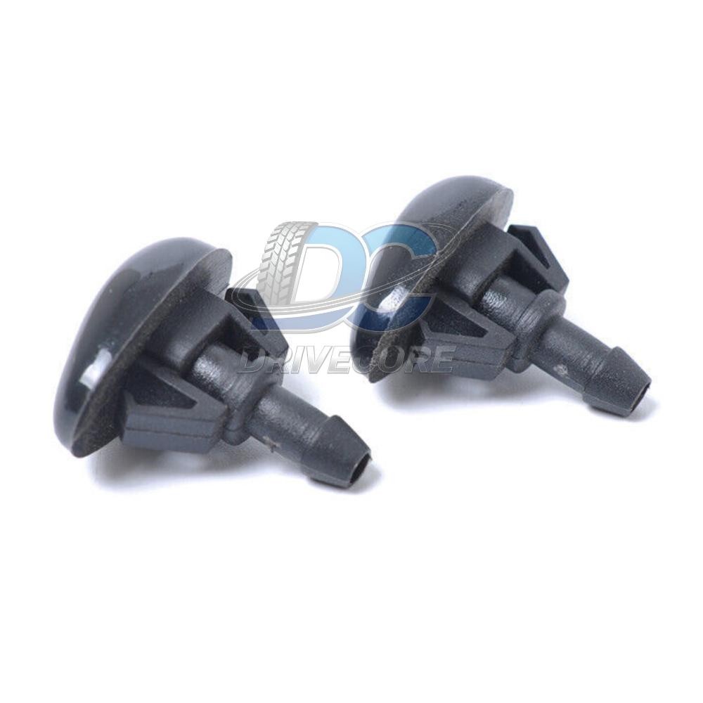 Pair Windshield Washer Jet Spray Nozzle For Nissan 2005-14 Navara D40 Frontier