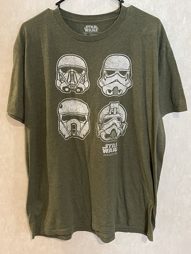 Star Wars Men's Rogue One Trooper Military Green T-shirt Size XL