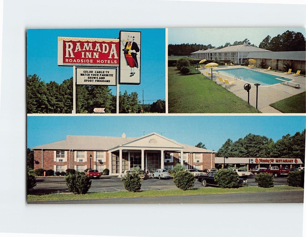 Postcard Ramada Inn Florence South Carolina USA