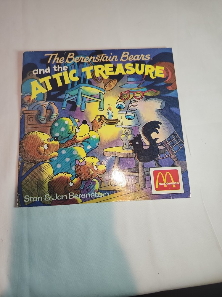 Vtg 1990 The Berenstain Bears and the Attic Treasure McDonald's Paperback Book