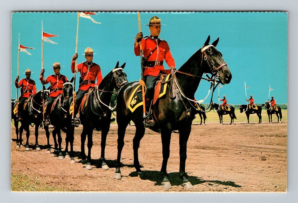 Canada- Royal Canadian Mounted Police Musical RidePostal Old PC Vintage Postcard