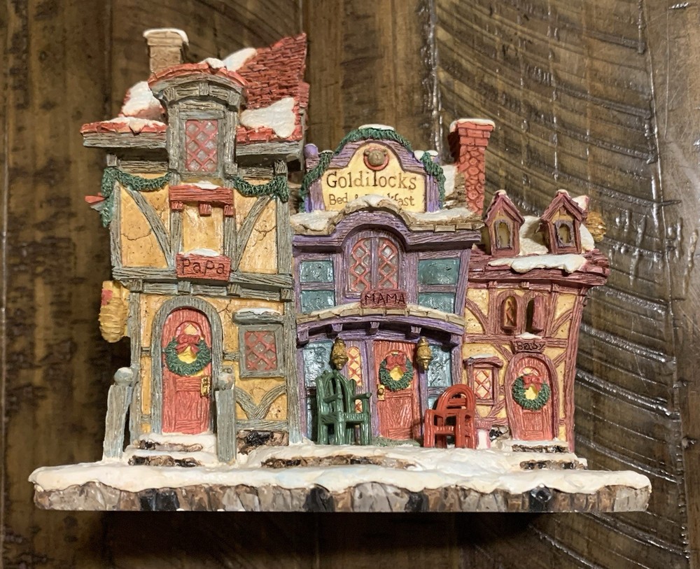 Vintage Dept 56 Storybook Village Goldilocks Bed & Breakfast 1996 Retired