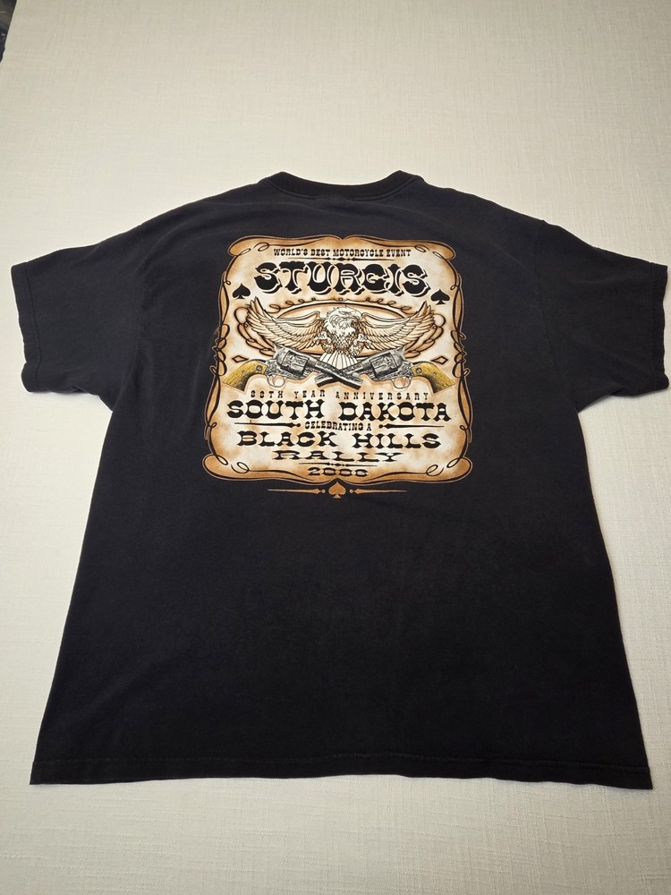 Vintage Sturgis 2006 Black Hills Rally T-shirt Size XL