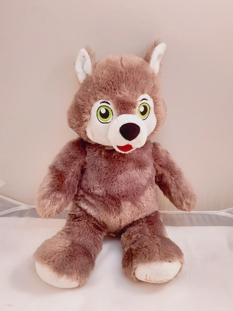 Build A Bear Wiley The Wolf Gray Plush Great Wolf Lodge Stuffed Animal