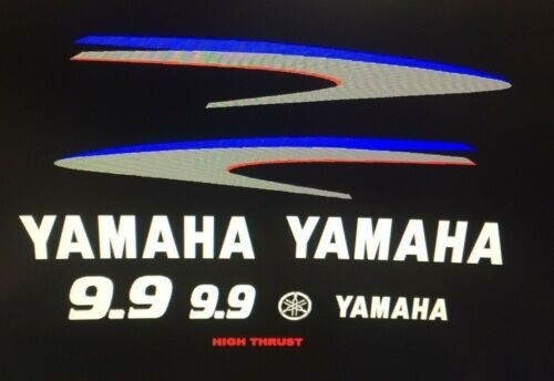 Yamaha Outboard Motor sticker Decal sticker Kit 9.9 hp - Marine Vinyl free ship