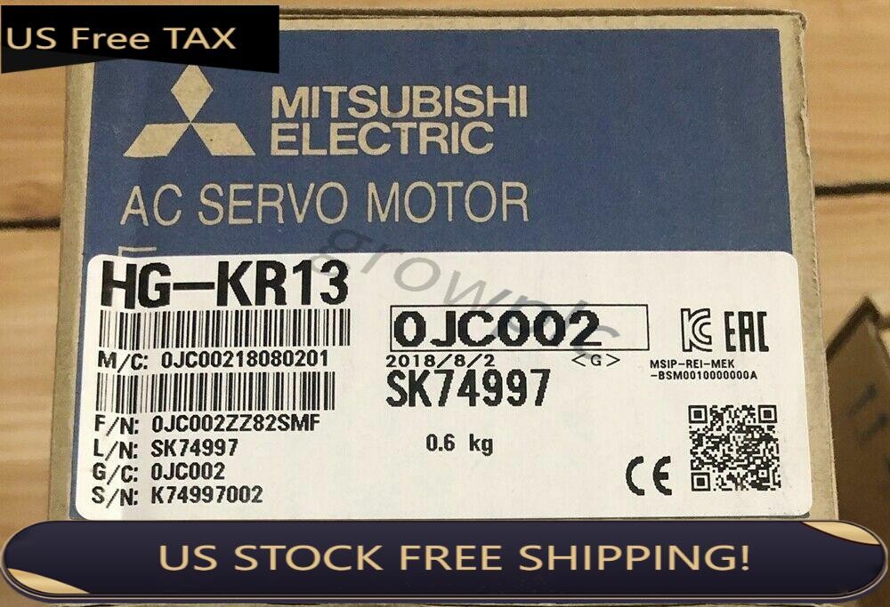 One MITSUBISHI HG-KR13 AC Servo Motor New In Box Fast Shipping