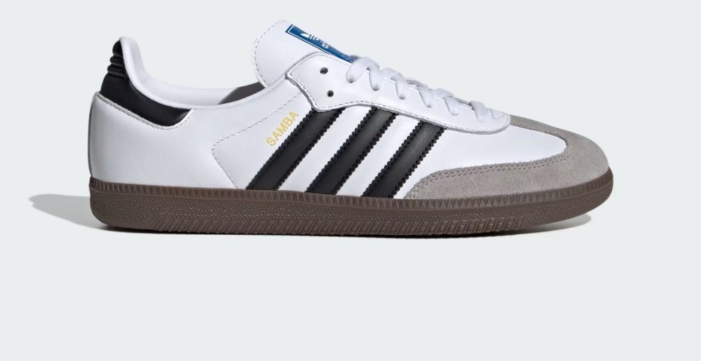 Adidas Samba OG Low White Black Gum Size 11.5 New No Box Fast Shipping