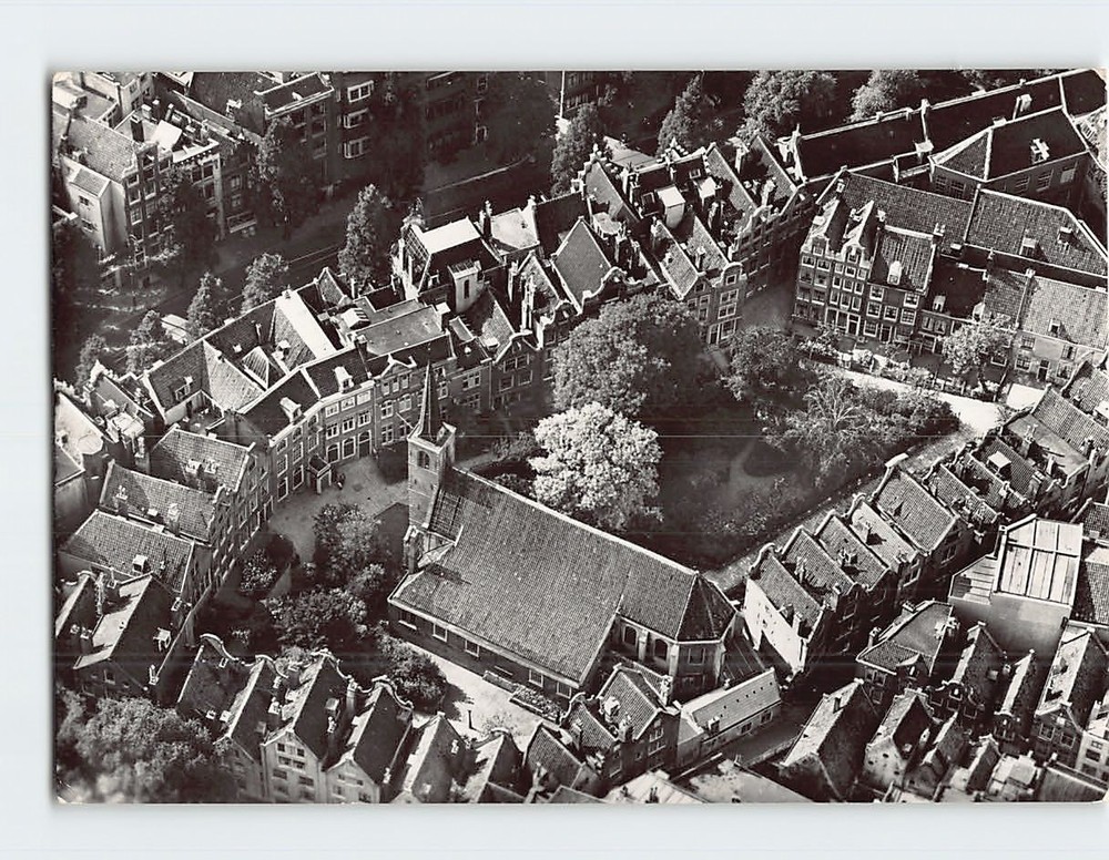 Postcard English Reformed Church Amsterdam Netherlands