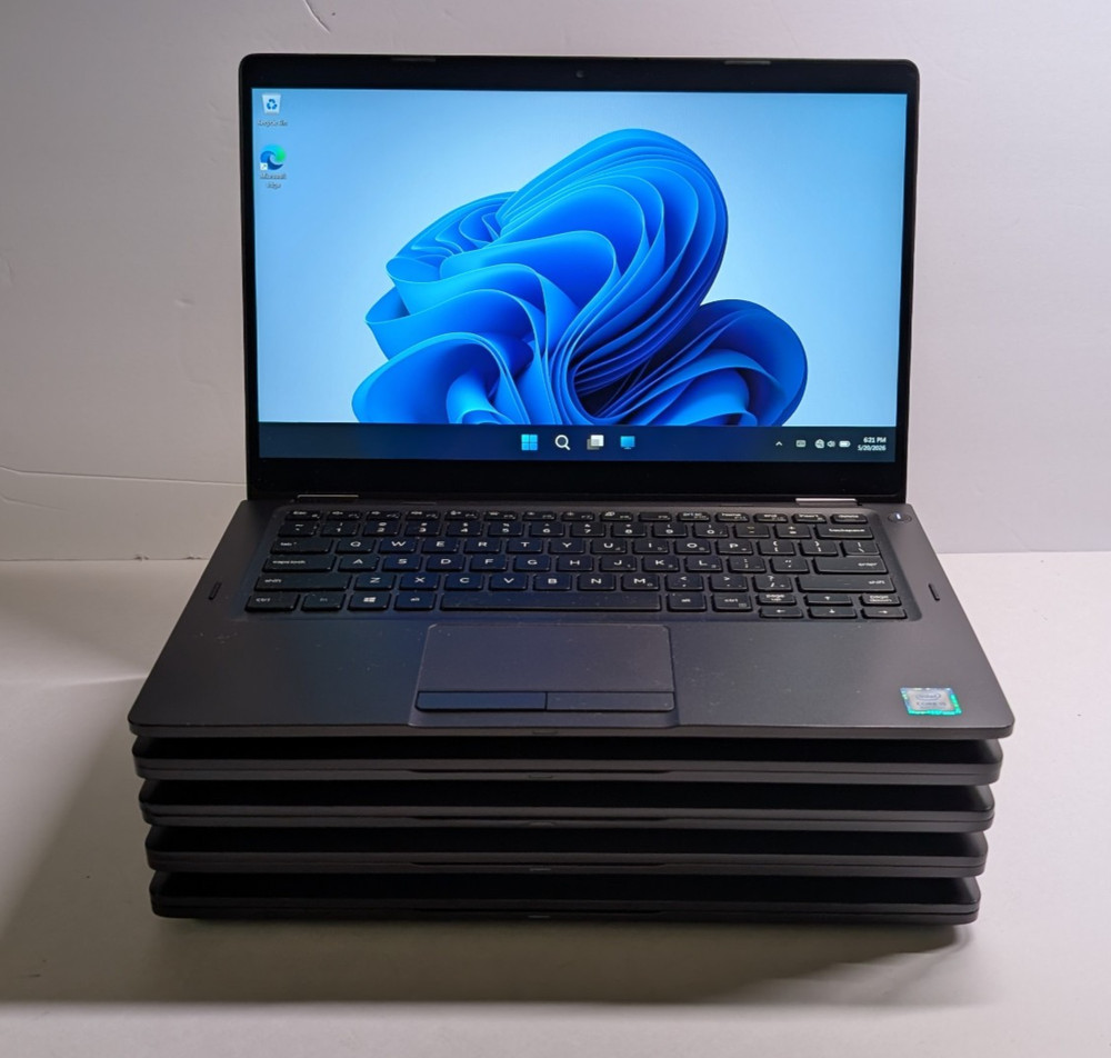 LOT of 5 Dell Latitude 5300 2-in-1 Laptop i5-8265 16GB RAM 256GB NVMe Win11