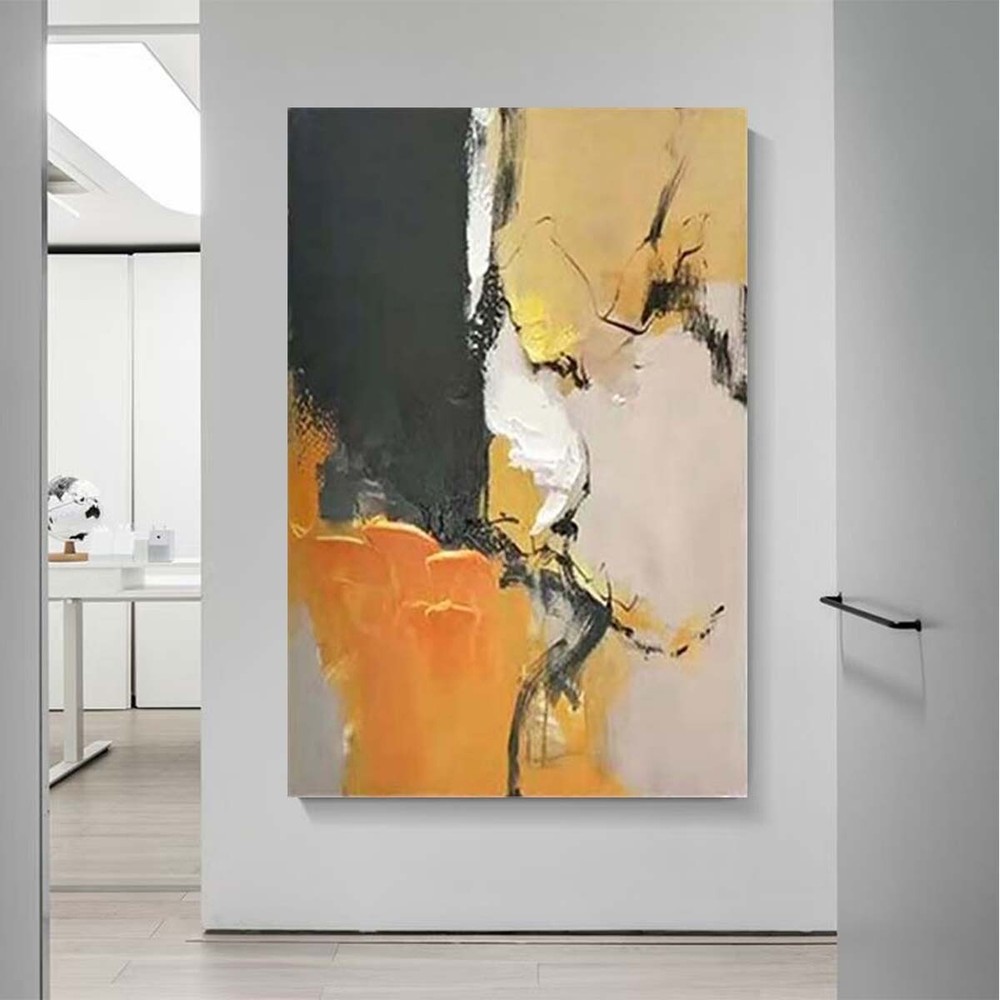 Nordic Abstract Oil Painting High Quality Handmade Canvas Decorative Poster