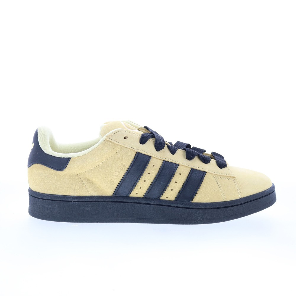Adidas Campus 00s HQ8705 Mens Yellow Suede Lace Up Lifestyle Sneakers Shoes
