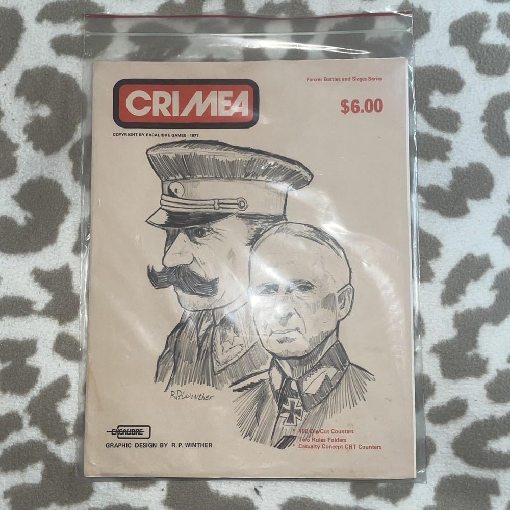 1977. Excalibre Games. Crimea. VGC. Punched. Rare.