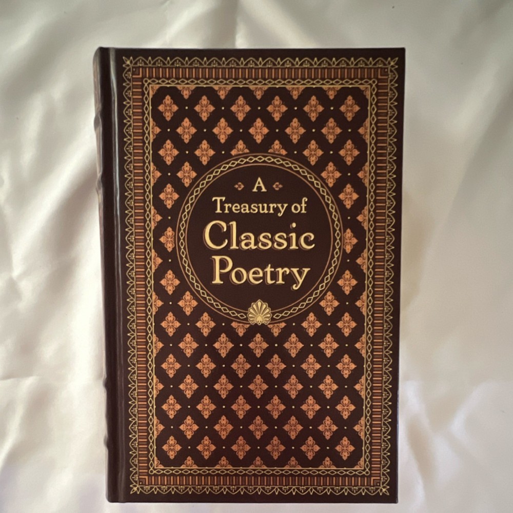 Barnes & Noble Treasury of Classic Poetry Hardcover 2014 Leather Bound Anthology