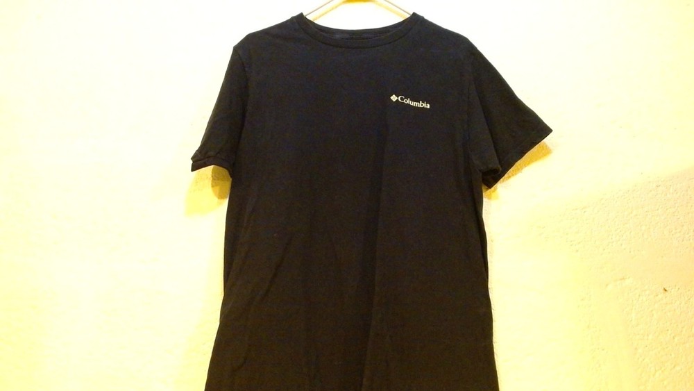 Columbia Sportswear Company Men's T-Shirt with Logo Size Medium Color Black