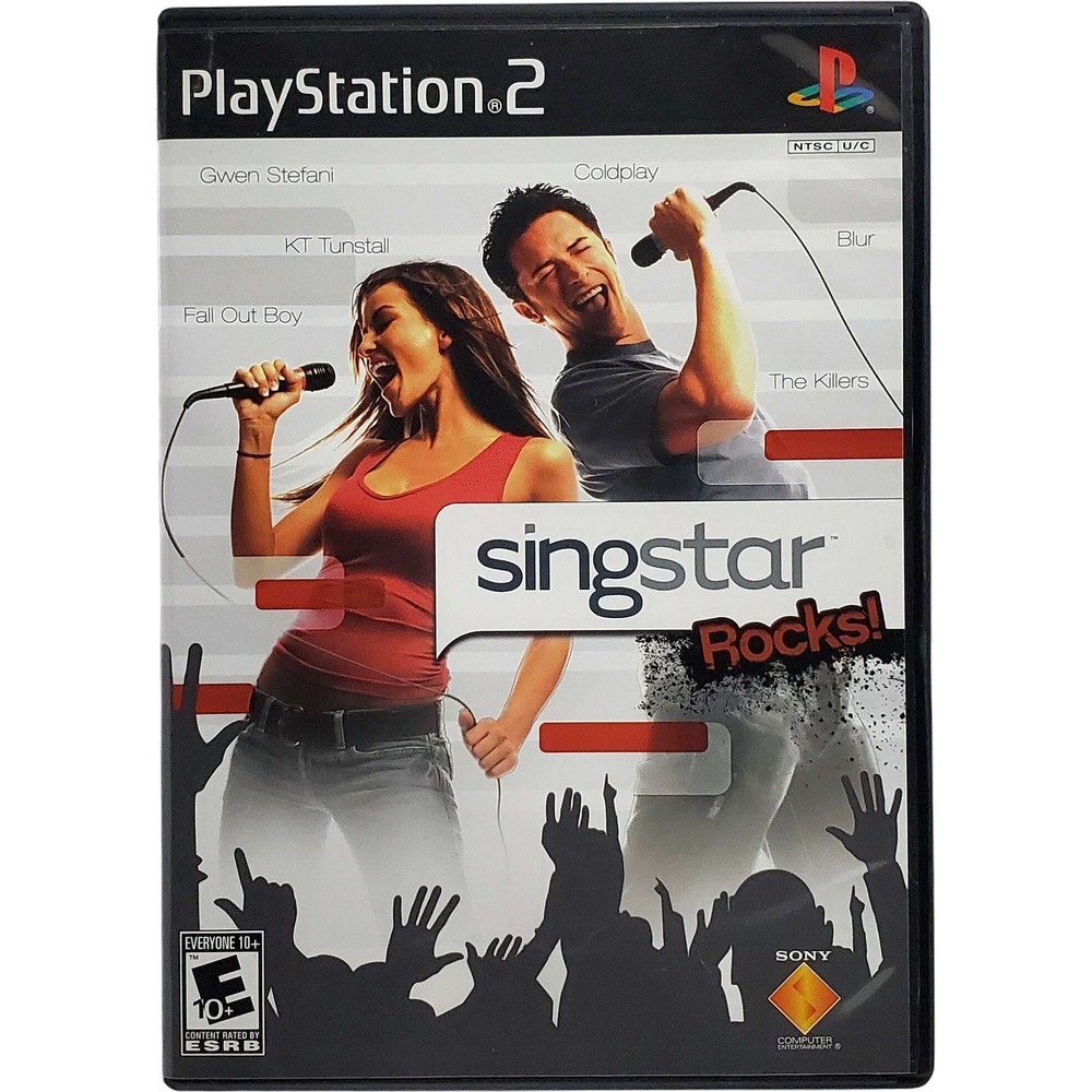 Singstar Rocks - Sony Playstation 2 PS2 Tested Authentic 1Y Guarantee