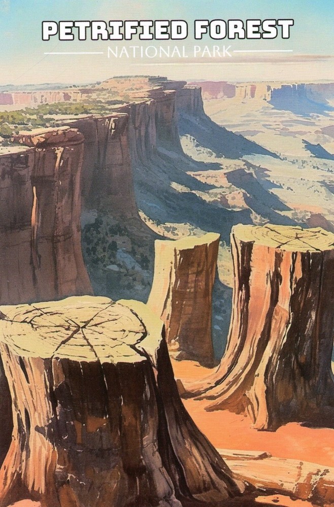 Petrified Forest National Park, Near Holbrook, Arizona --New POSTCARD