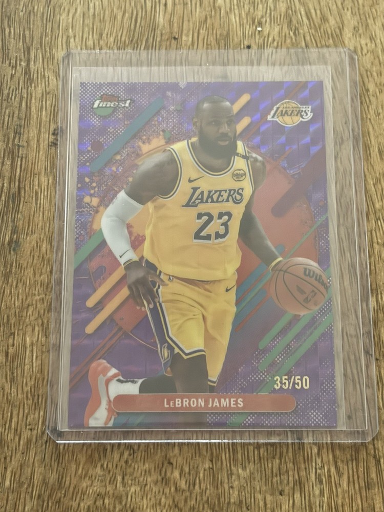 2025/26 Topps Finest Basketball Lebron James RARE Variation /50