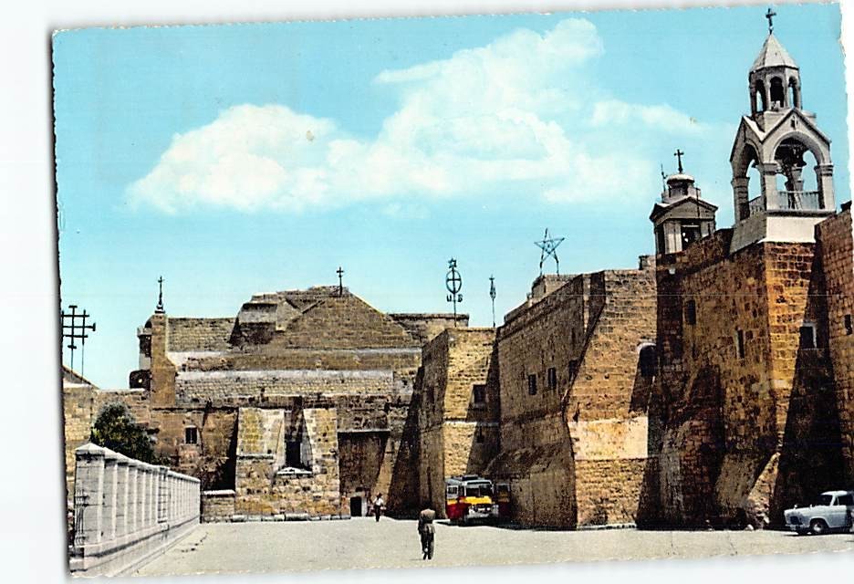 Postcard Church of Nativity Bethlehem Palestine