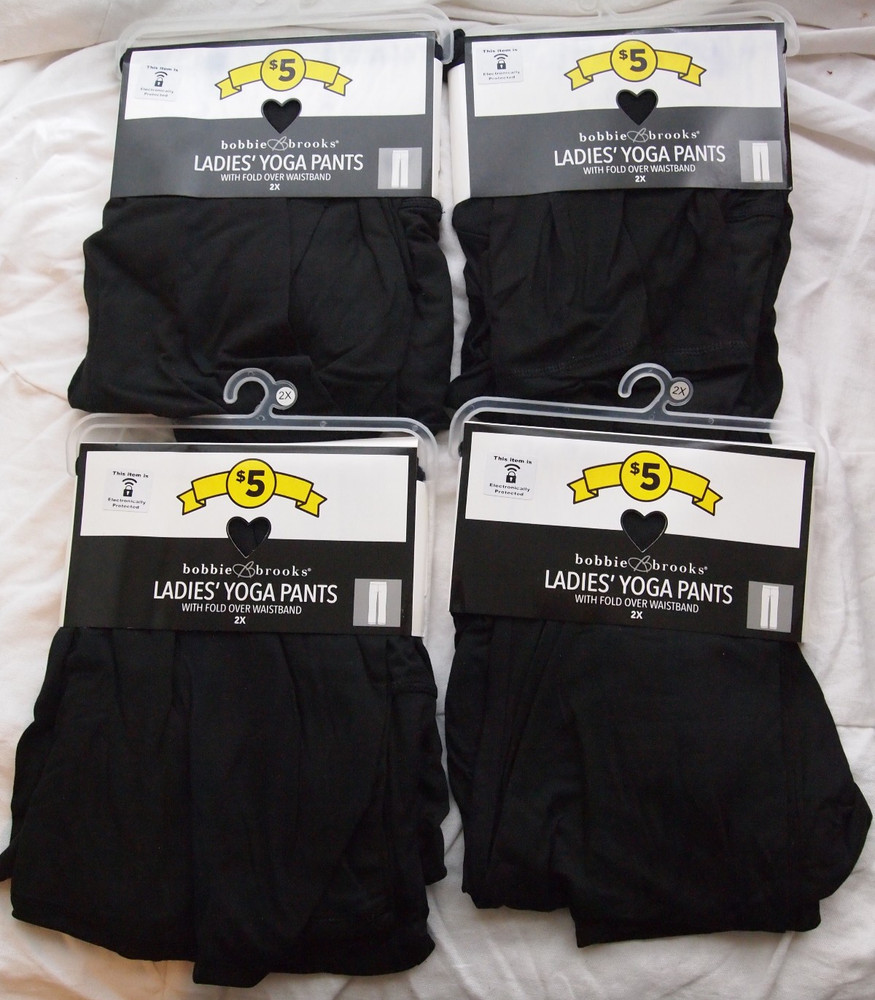 Bobbie Brooks  Gym / Yoga Pants For Ladies Size 2X - Set of 4