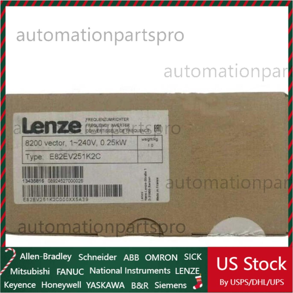 E82EV251K2C New Sealed Lenze Frequency Inverter Drive E82EV251K2C