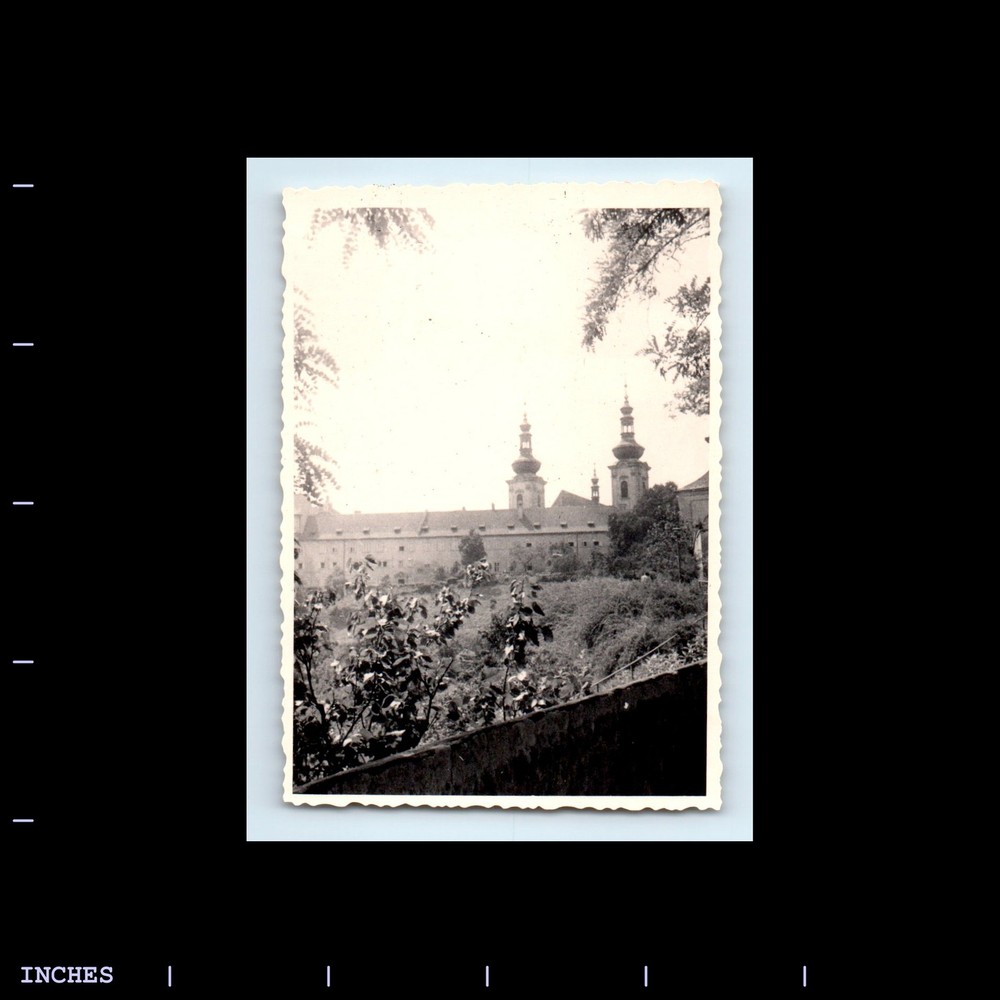 Old Vintage Photo LANDSCAPE MONASTERY EUROPE
