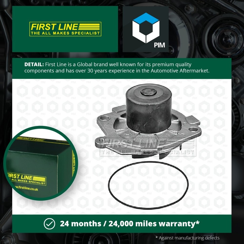 Water Pump fits FIAT Coolant Firstline 46432248 46512248 46515970 46515972 New