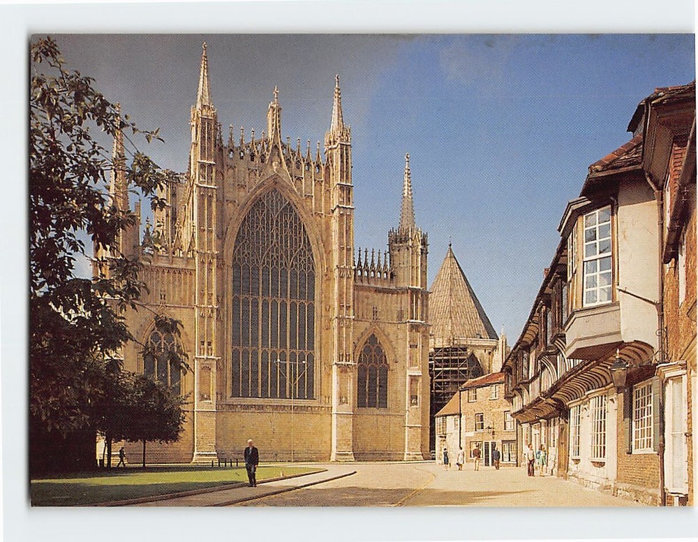 Postcard The Minster and St. Williams College York England