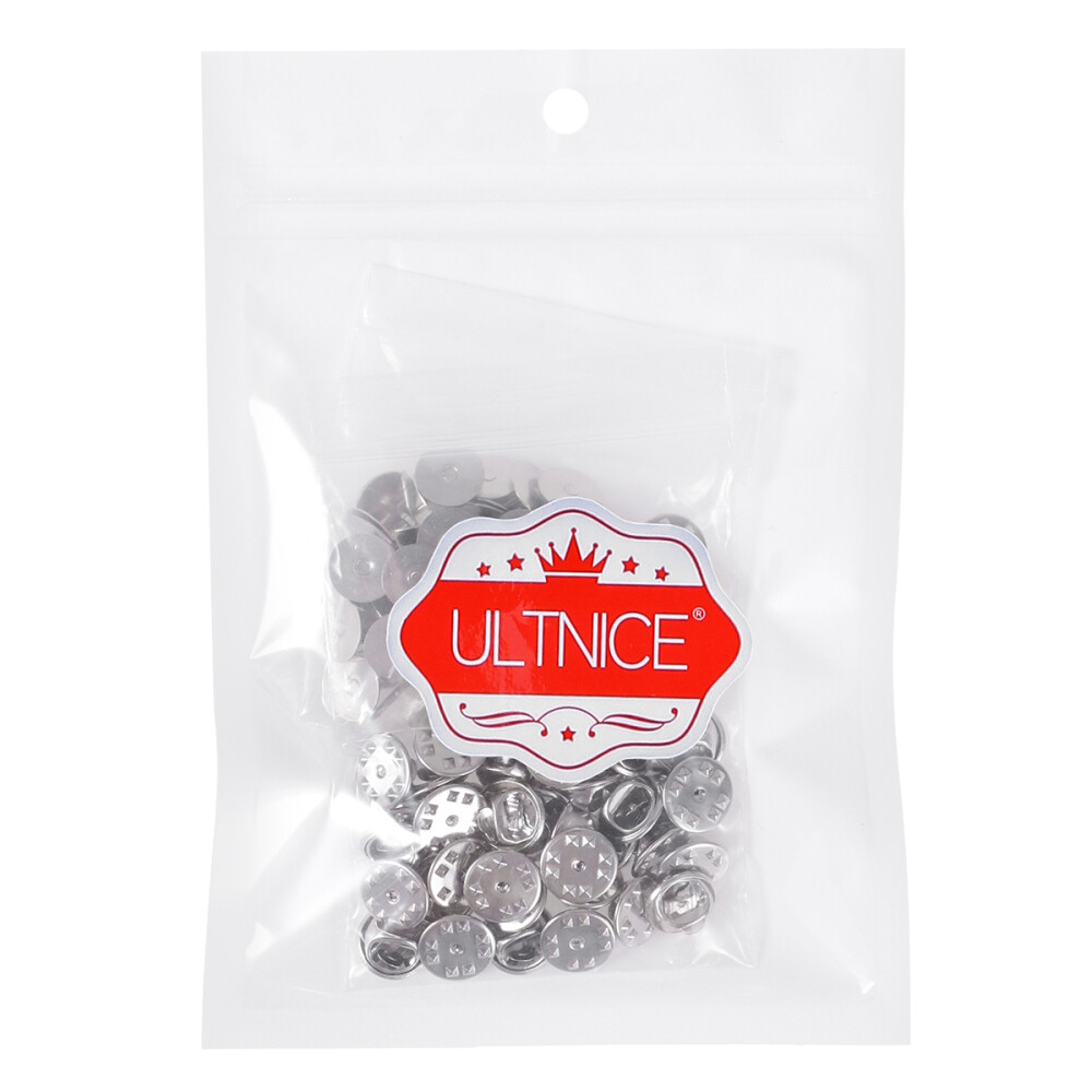 Pin Backs Blank With Clutch Back Replacement Metal Enamel Pin Backing Pin Holder