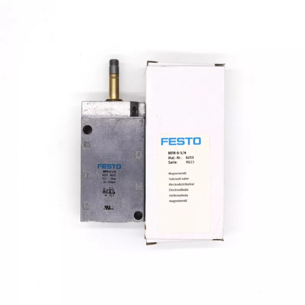 New MFH-5-1/4 Festo 6211 Solenoid valve Fast Shipping