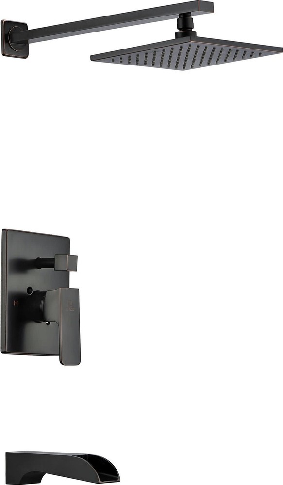 Anzzi SH-AZ039 Mezzo Tub and Shower Trim Package - Bronze