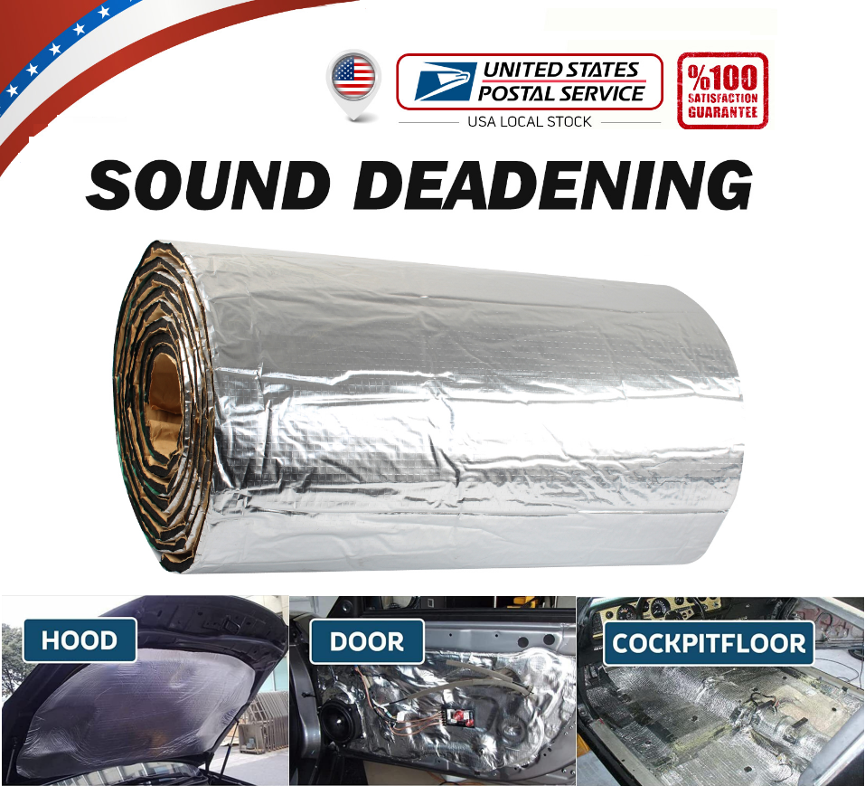 18sqft Car Sound Deadener for Heat Insulation & Vibration Reduction