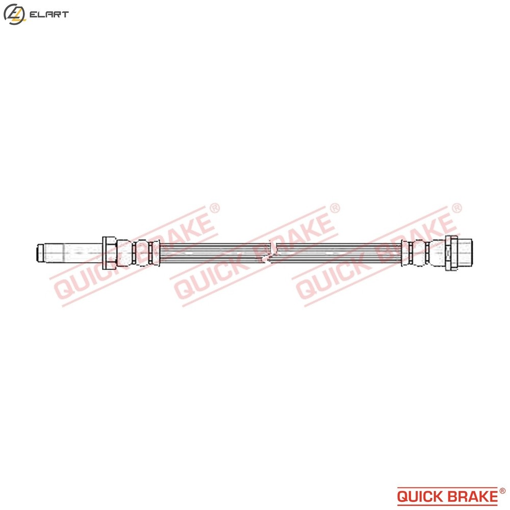 BRAKE HOSE 37.035 FOR MERCEDES-BENZ SPRINTER/3-t/Van/Platform/Chassis/Bus/4-t