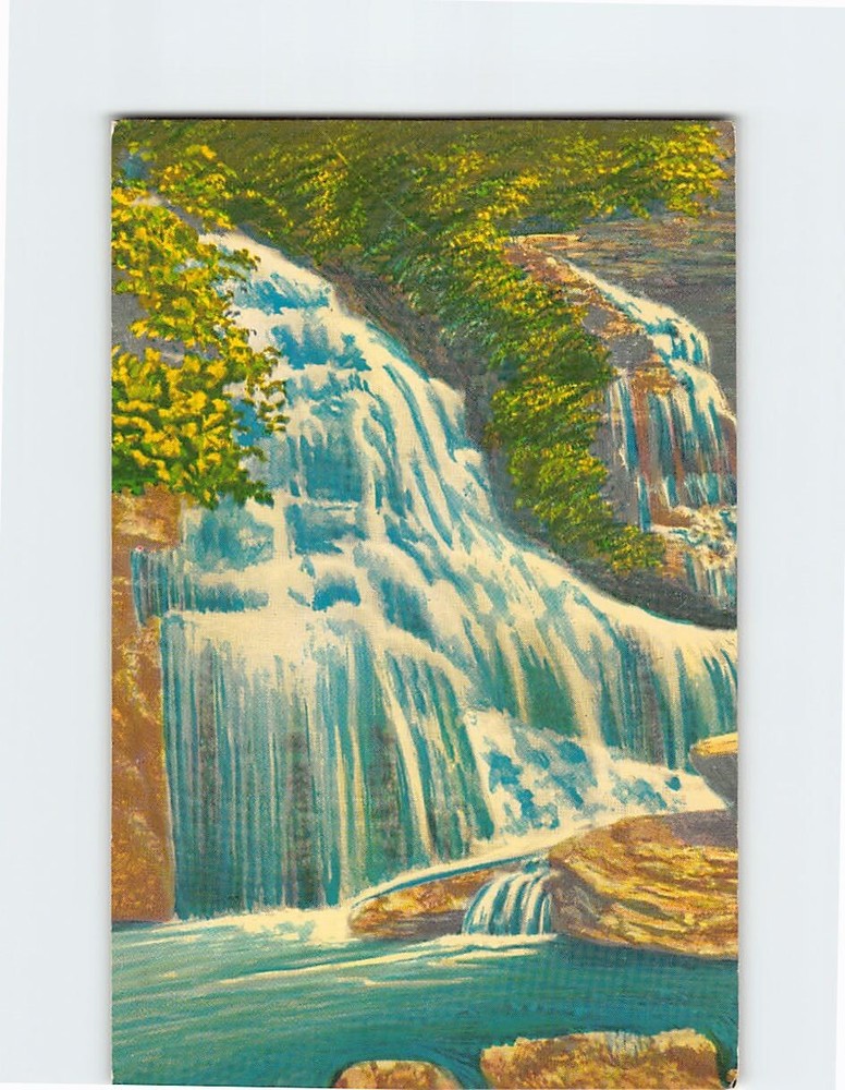 Postcard Leonard Harrison State Park Pennsylvania USA