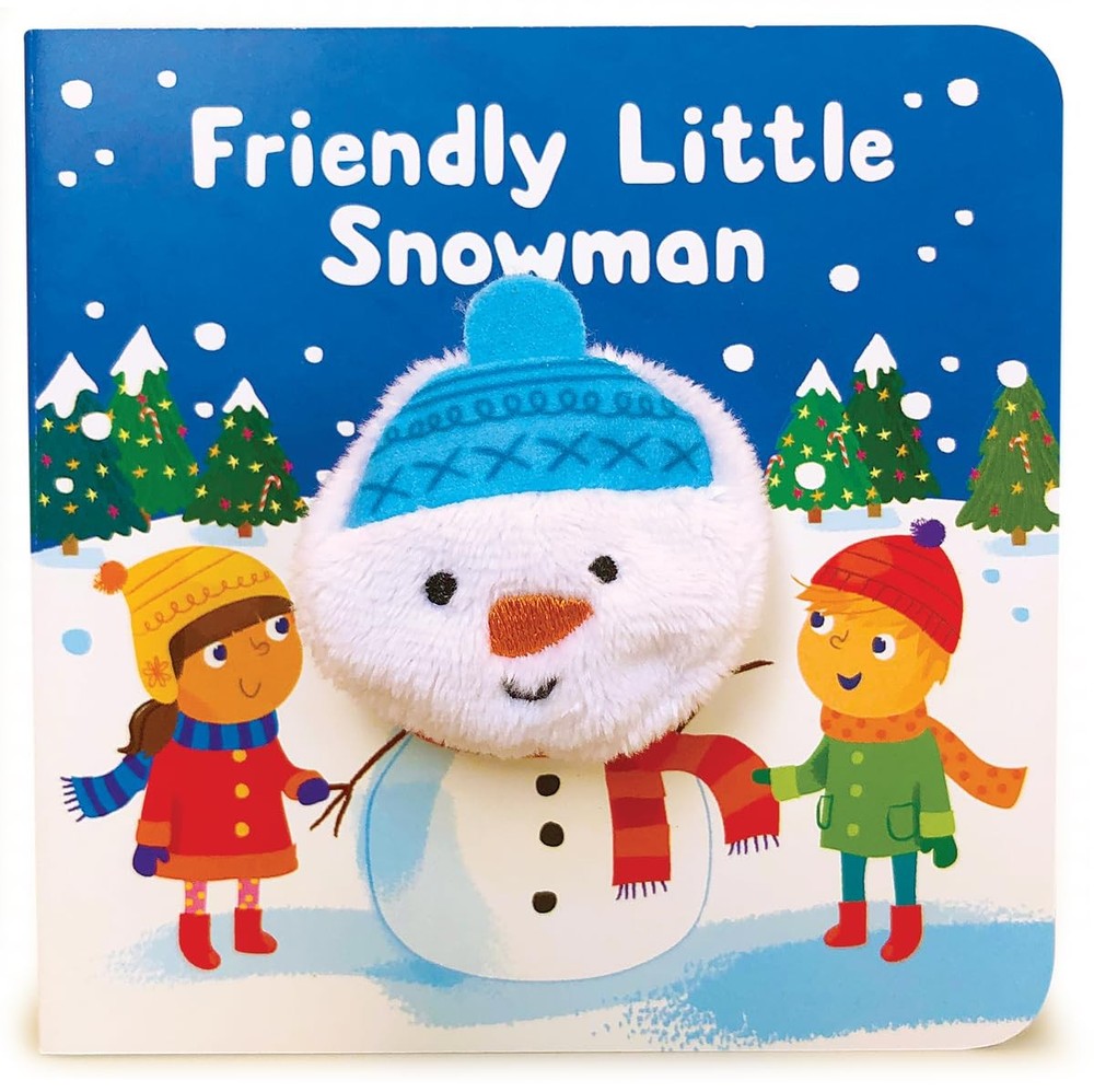 Friendly Little Snowman Finger Puppet Christmas Board Book Ages 0-4 (Finger Pupp