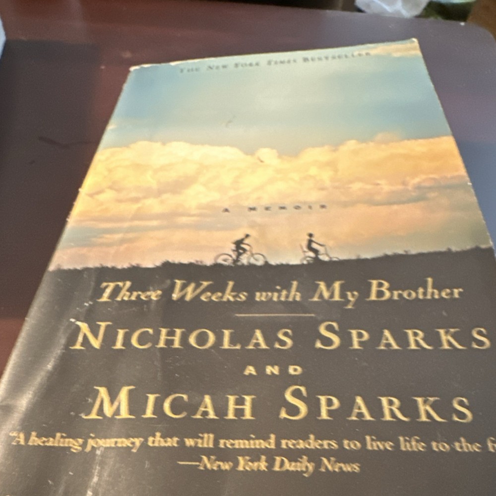 Three Weeks with My Brother by Nicholas Sparks and Micah Sparks (2006, Perfect)