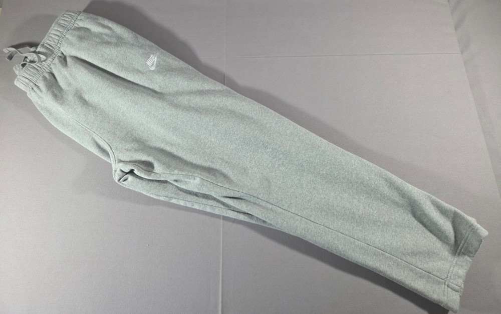Nike Sweatpants Mens 3XL Tall Gray Fleece Jogger Pants Embroidered Logo