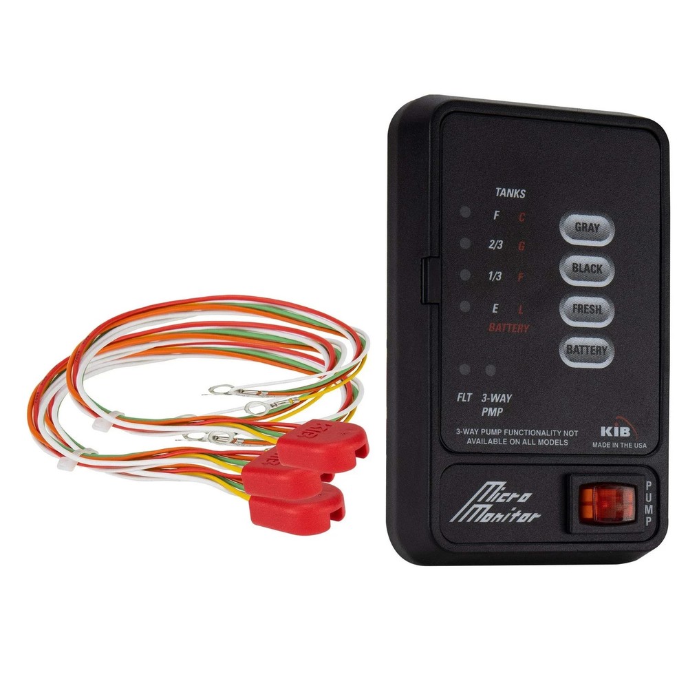 RV Tank Sensor Monitor Panel for Fresh Water or Holding Tanks - Replacement Unit