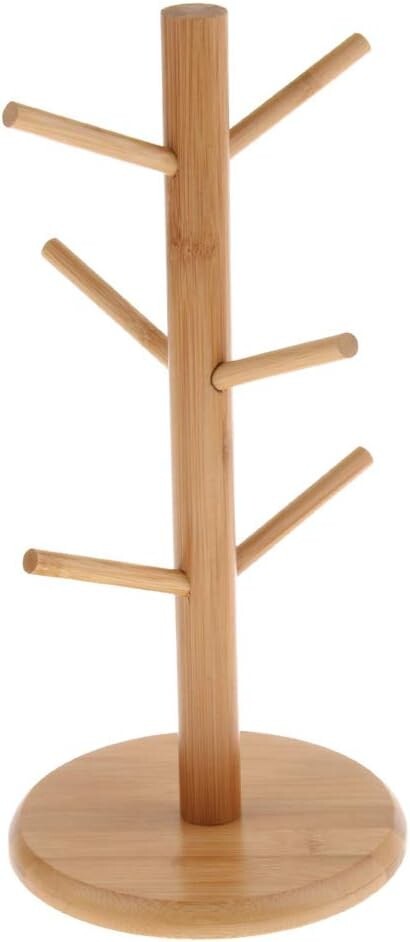 Coffee Mug Tree for Counter Cup Holder Rack Stand Organizer Desk Table Counte...