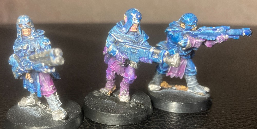 Cawdor x3 OOP painted metal models Necromunda 40k