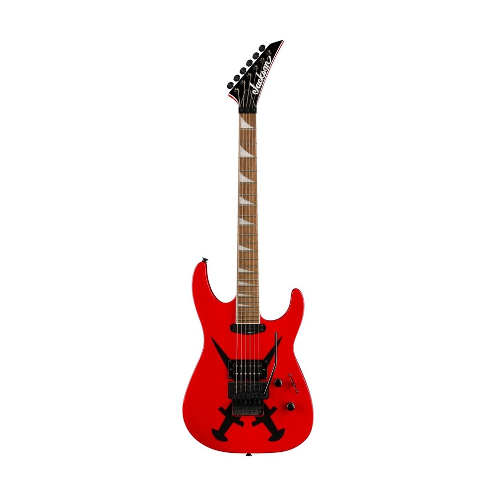 Jackson SL1A DX Soloist Electric Guitar - Laurel Fingerboard, Red Cross Daggers Finish