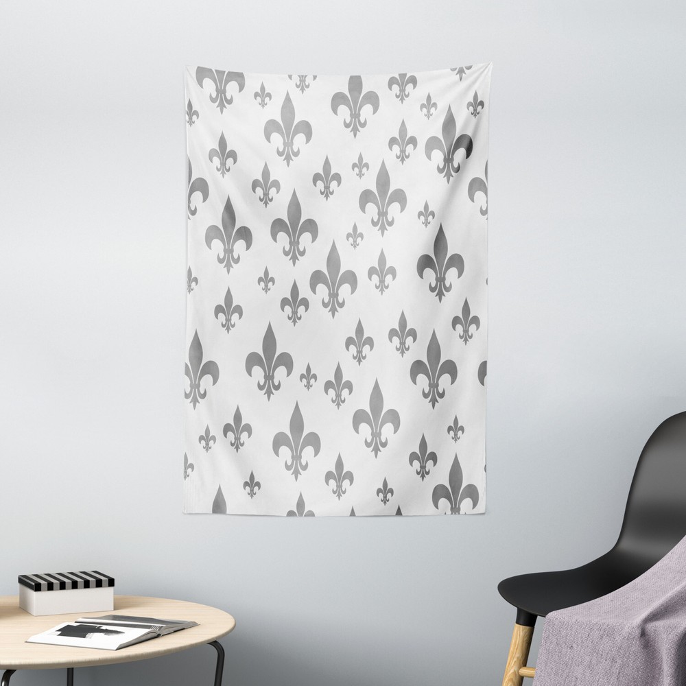 Grey Tapestry Retro Royal Vintage Print Wall Hanging Decor