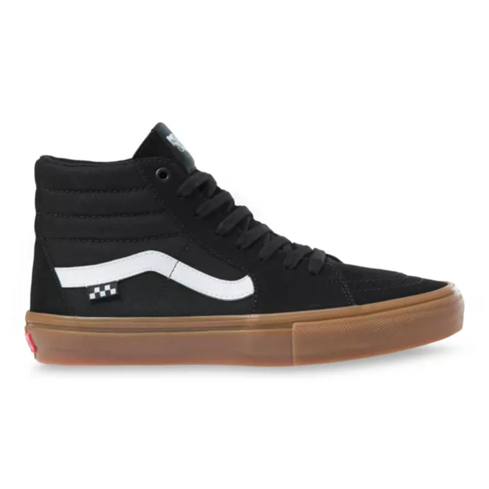 Vans Skate Sk8-Hi Black And Gum Shoe